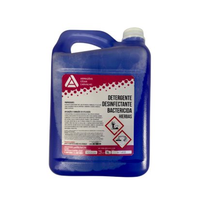 Detergente desinfectante bactericida