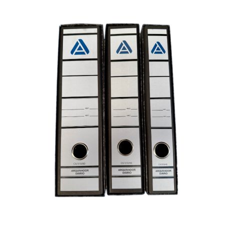 Pastas de arquivo com argolas